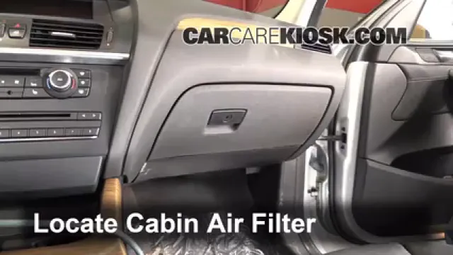 2011 BMW X3 xDrive28i 3.0L 6 Cyl. Filtro de aire (interior) Cambio